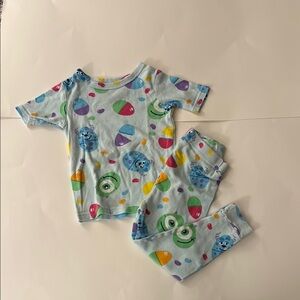 Disney Monsters Inc Easter Egg Pajama Set - 4T